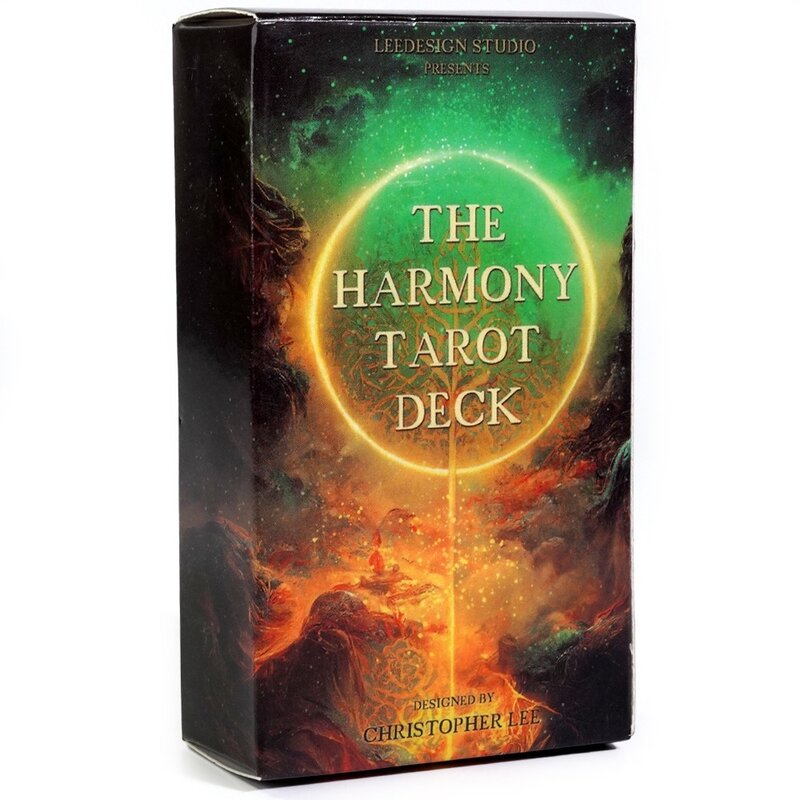 10.3*6cm The Harmony Tarot Deck 78 carte dei tarocchi dal Design unico creato armonando i due mondi di AI e creatività umana