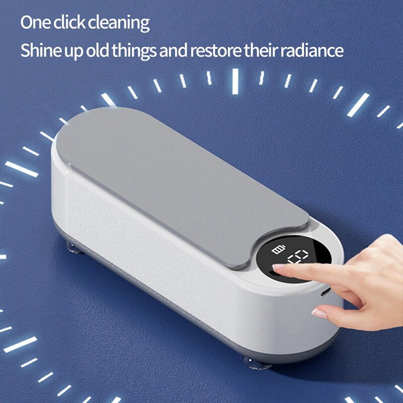 Jewelry Cleaner Portable Household Cleaning Machine For Jewelry, Rings Diamond, Coin, Watch