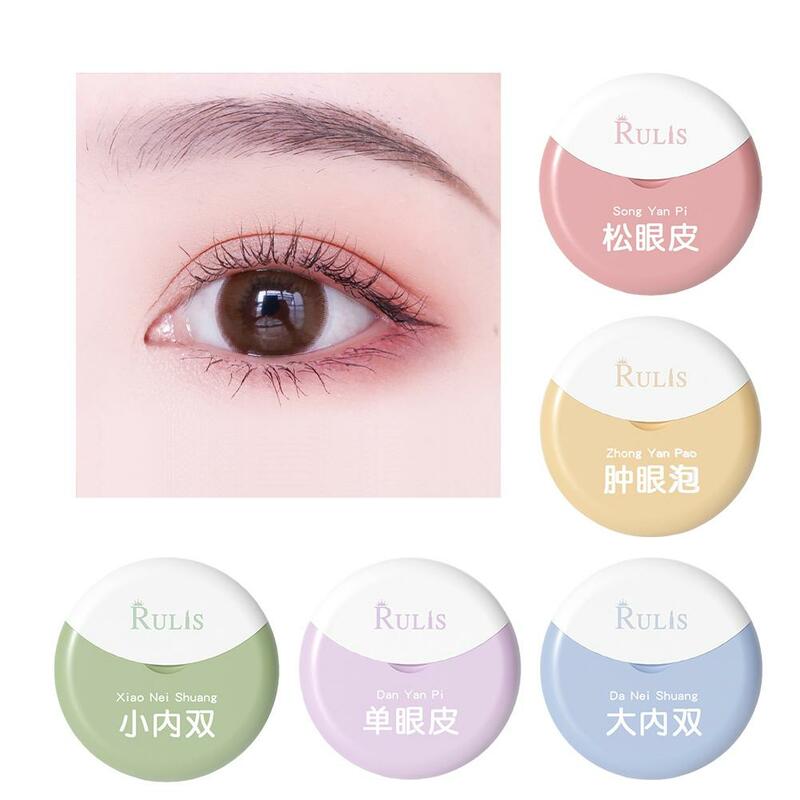 Double Eyelid Patch Invisible Olive Shaped Fiber Instant Paste Eyelid Enlarge Tape Lasting Tool Stickers Beauty Lift Eyes L R0Q0