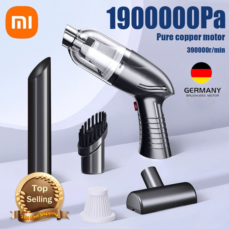 Xiaomi 2024 New 1900000Pa Wireless Car Vacuum Cleaner Strong Suction Handheld Robot Home & Car Dual USE Vacuum Cleaner Appliance