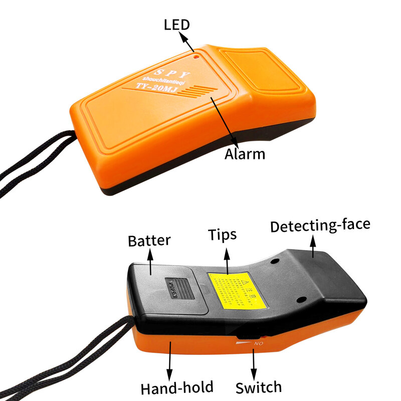 TY-20MJ Metaaldetector Handheld Ijzeren Sonde Naalddetector Kleding Detectie Gebroken Naald Bevat Geen Batterijen