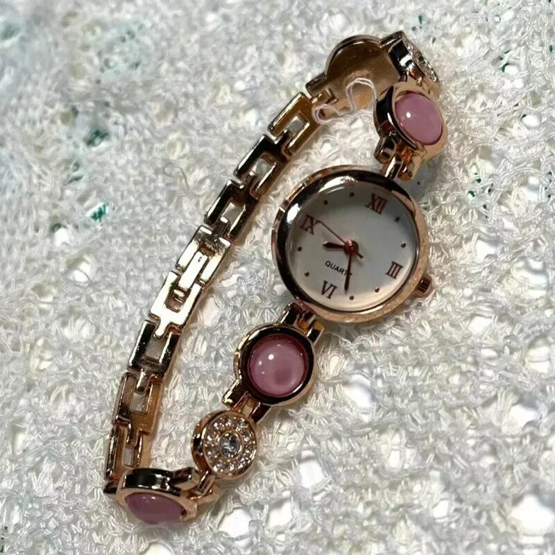 Модные женские часы-браслет с искусственным жемчугом, роскошные женские часы, кварцевые наручные часы с маленьким циферблатом, подарок для женщин, reloj mujer