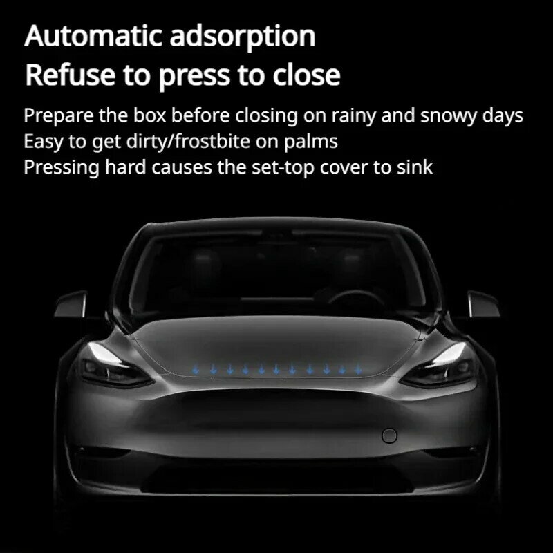 Serratura elettrica del bagagliaio anteriore Soft Close per Tesla nuovo modello 3 + Highland serratura elettrica ad aspirazione per accessori ad adsorbimento ModelY