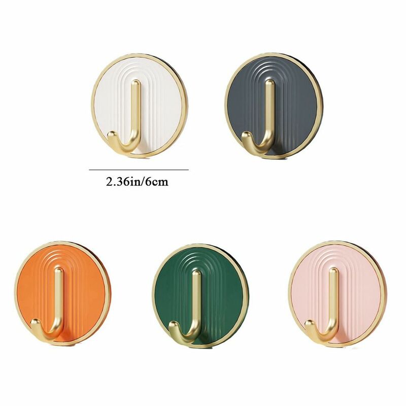 Light Luxury Hooks Strong Viscose Non-perforated Wall Door Towel Clothes Rack Multi-Purpose Home Storage Holder Bathroom Gadgets