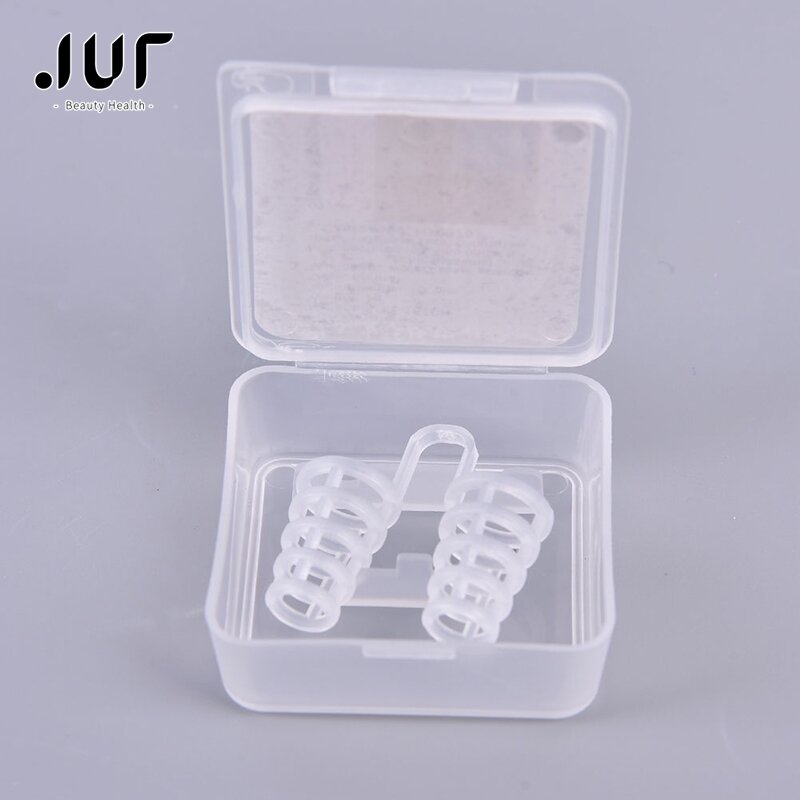 Anti Snoring Device Aid Sleeping High-Quality Soft Safe Silicone Boxed Comfortable Nasl Dilators Stop Nose Clips 4 Sizes