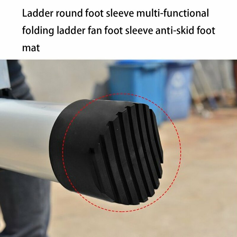 Telescopic Ladder Round Foot Cover Multi-Function Folding Ladder Fan-Shaped Foot Cover Anti-Slip Mat Ladder Round Foot Cover Pad
