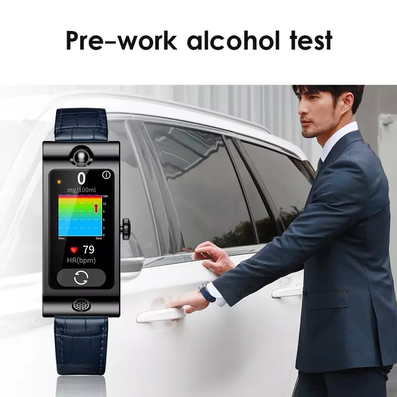 Innowacyjny analizator inteligentnego zegarka z alkoholem typu robreath wykrywacz alkoholu alkomat