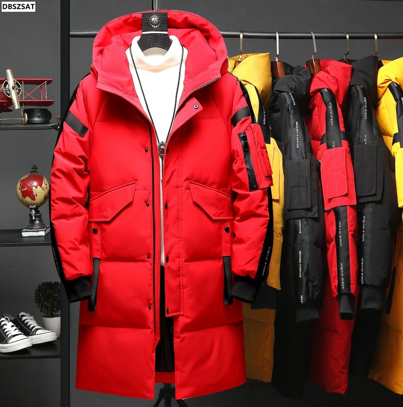 男性用の厚くて暖かい色のジャケット,新しい,冬の服,スタイリッシュな男性用コート,ブランドの服,暖かいパーカー,2023