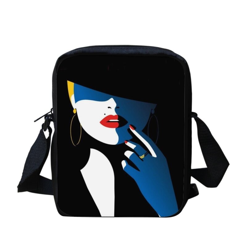 Городская модная женская сумка через плечо с принтом для женщин, небольшая Повседневная сумка-мессенджер для покупок, регулируемые сумки через плечо