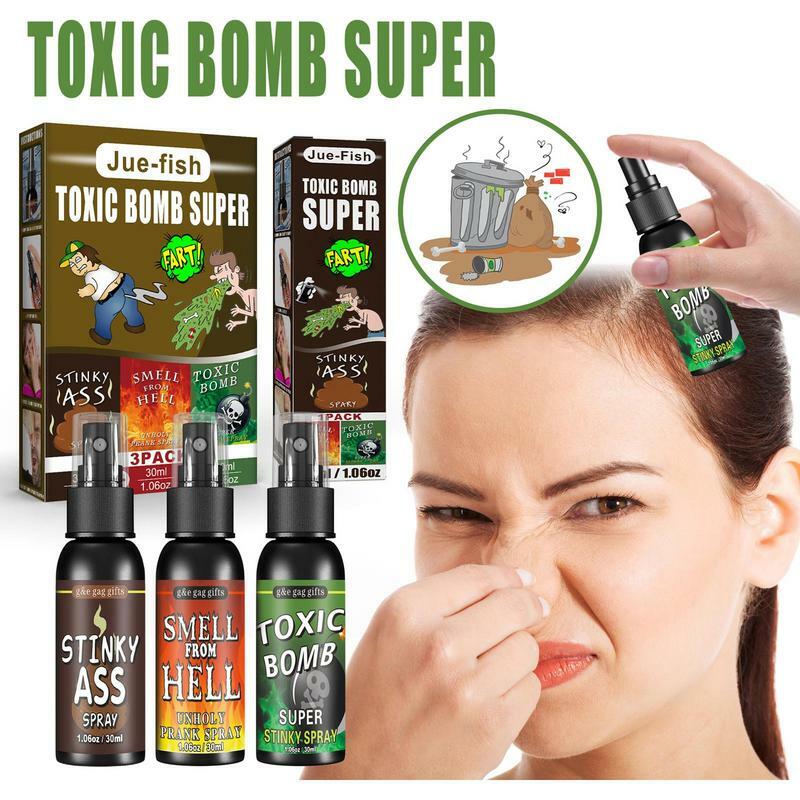 30ML Fart Spray Prank Toys Funny Fart Liquid Fart Tinker Toys April Fool's Joke Toys Party Supplies Gag Gift For Kids and Adults