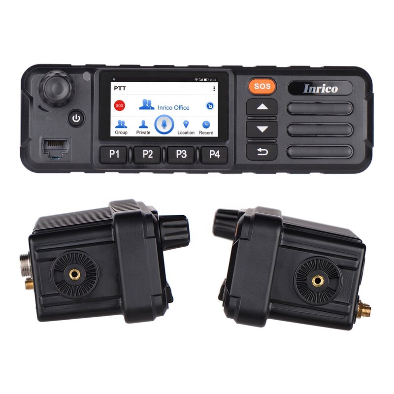 Flexible Inrico 4G LTE TM 7 GSM/WCDMA Vehicle Mobile Radio With Touch Screen