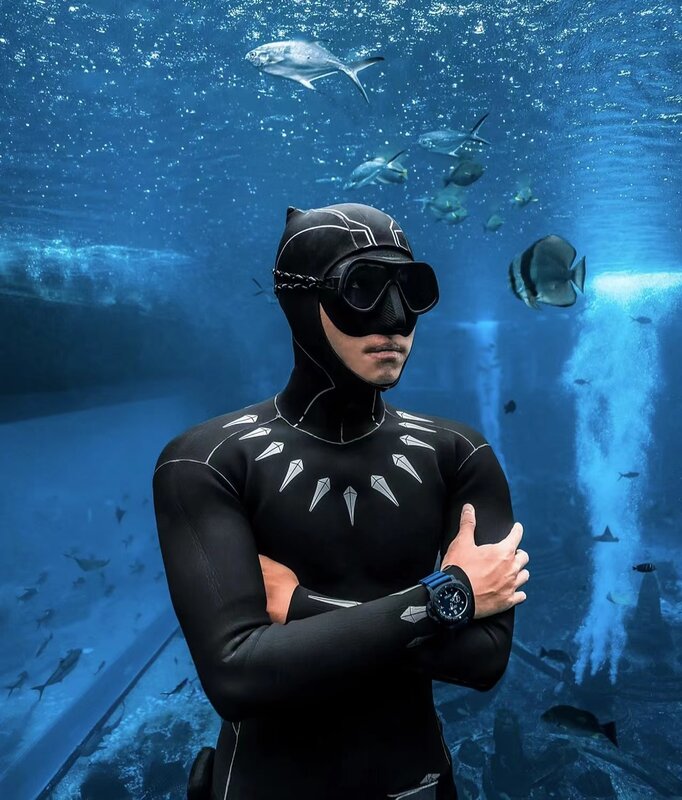 Gafas de buceo gratis, máscara de Gel de sílice líquida de aleación Similar a Apollo, Kit de tubo húmedo, equipo de esnórquel de volumen Ultra bajo