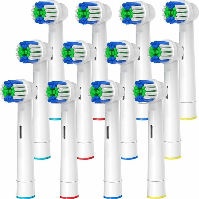 Substituição Cabeças Escova, Compatível com Oral-B Braun, Escova de Dentes Elétrica Profissional, Cabeças Escova, 4, 12, 16, 20 Pcs