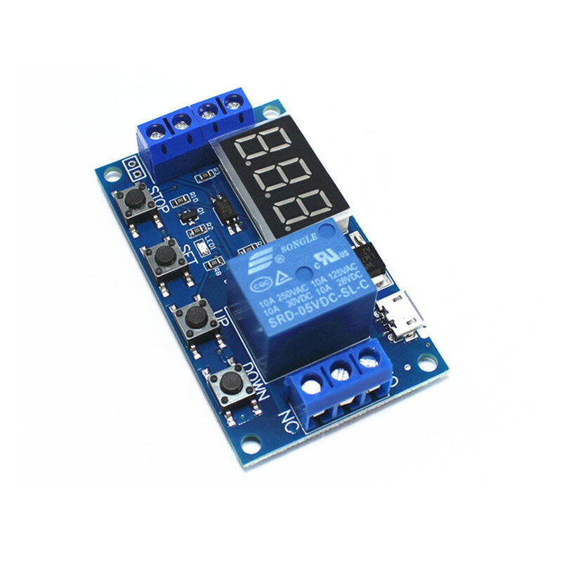 One-way relay module Delay power off Disconnect Trigger delay Cycle timing circuit switch
