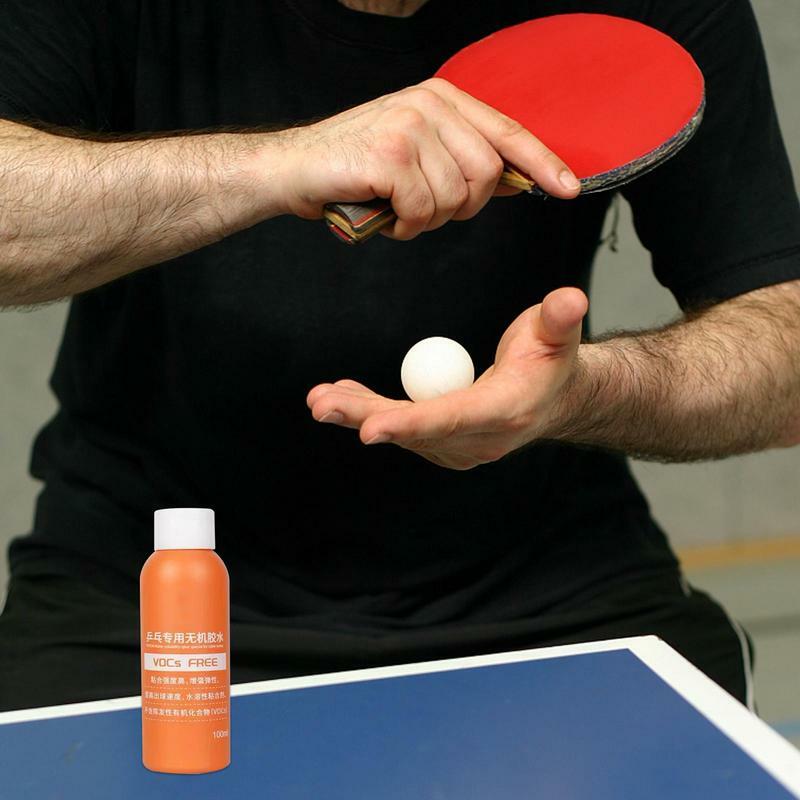 Ping-Pong Paddle Cola De Borracha Para Raquete De Tênis De Mesa, Cola Orgânica, Alta Adesão Aumentar, Expansão De Esponja, Uso De Longa Duração