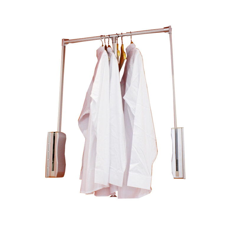 Wardrobe Hardware Lifting Clothes Hanger Hanger Pull Down Clothes Hanger Automatic Rise Return Damping Clothes Hanger