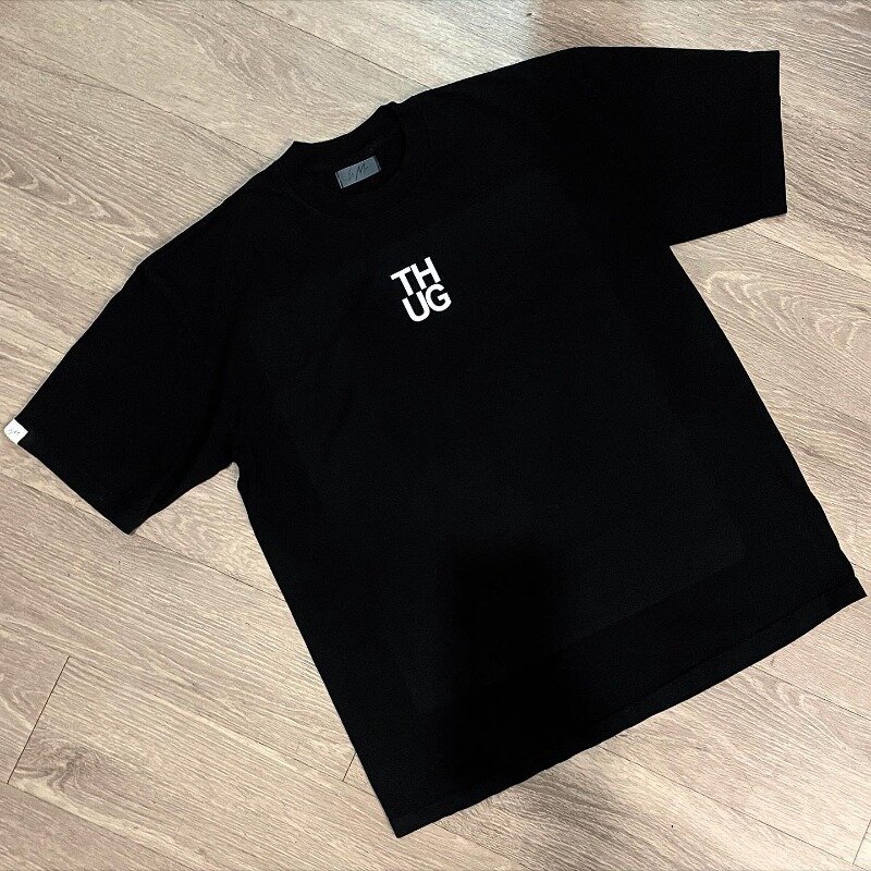 High Street Vintage Hip Hop Alphabet Print Short Sleeve T-shirt for Men Y2k Goth Harajuku Fashion Couple Casual Loose Shirt