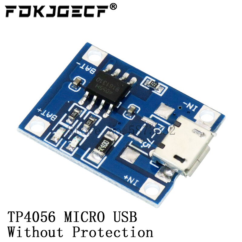 TP4056 With Protection Dual Functions 5V 1A Mini Micro TYPE-C USB 18650 Lithium Battery Charging Board Charger Module 1A Li-ion