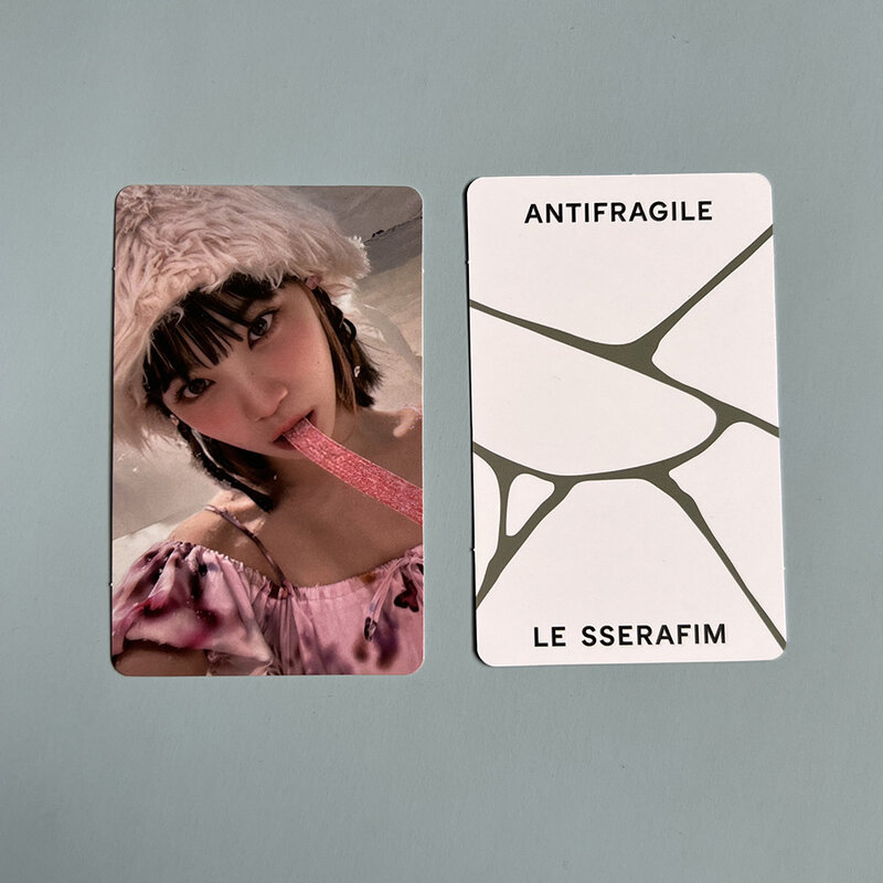 Kpop LE SSERAFIM Phostcards-Album Double Face en Acrylique, Carte Photo, KIM CHgland WON Boom G EUNCHAE, GérCollection Gifts, Nouveau
