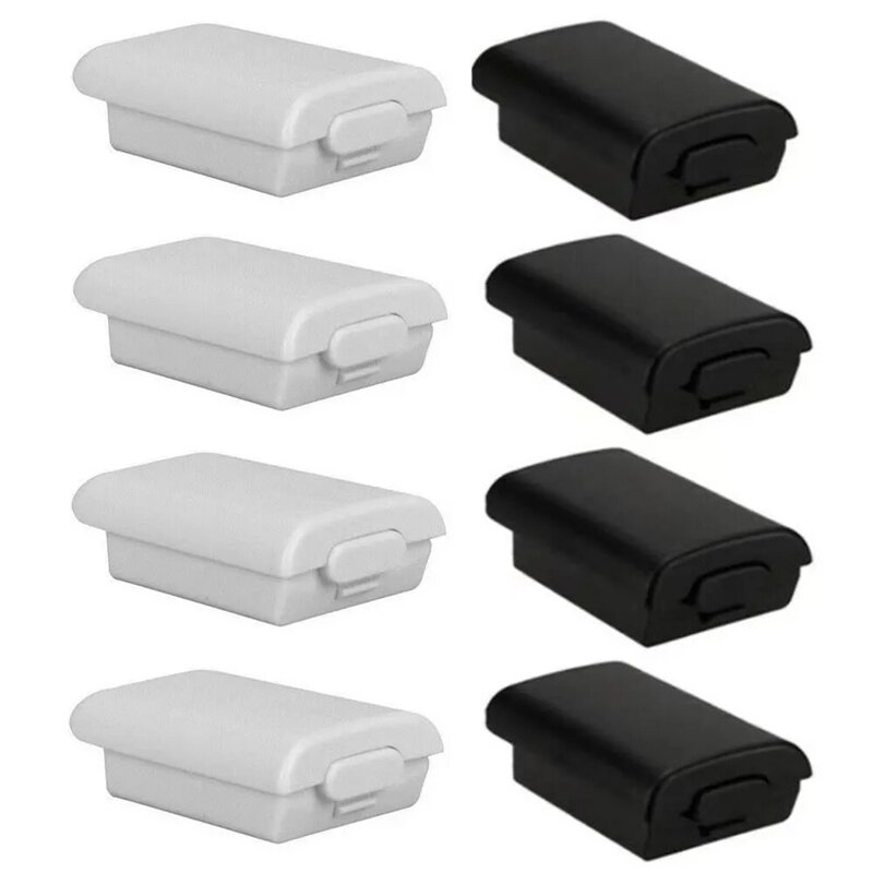 100/50/20PCS AA Rechargeables Batterie Coque Arrière Coque Pour Xbox 360 Contrôleur sans fil Nouveau Jeu Accessoires Noir Blanc