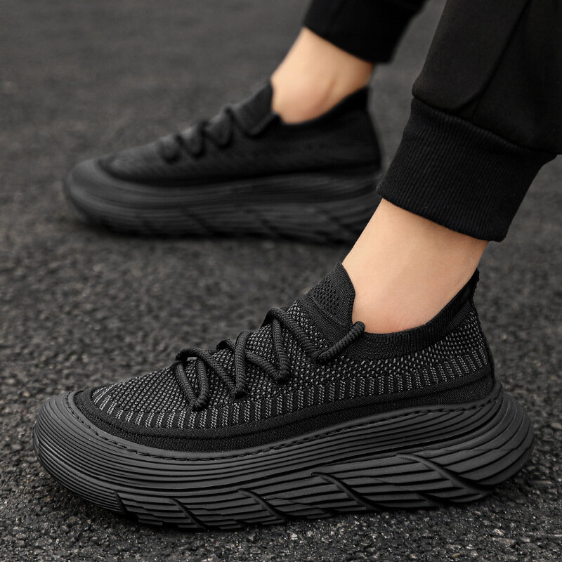 2024 Spring Men's Shoes and Casual Shoes New Versatile Casual Sneakers Mesh Breathable Running Shoes Student Training Shoes