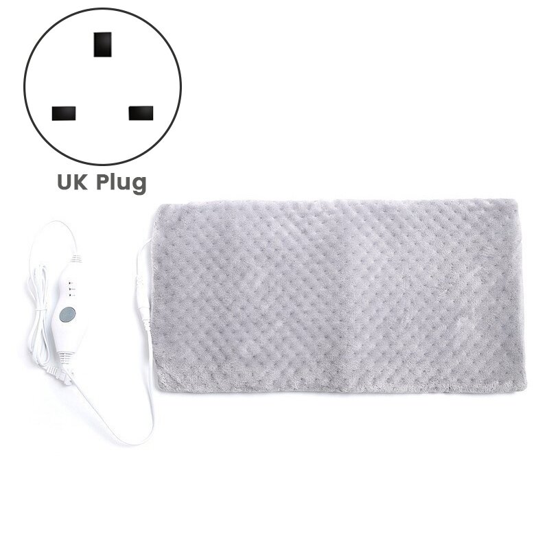 Aquecimento elétrico durável cobertor, cobertor macio, economia de energia, economia de energia, 3 engrenagem constante controle de temperatura, UK Plug, confortável