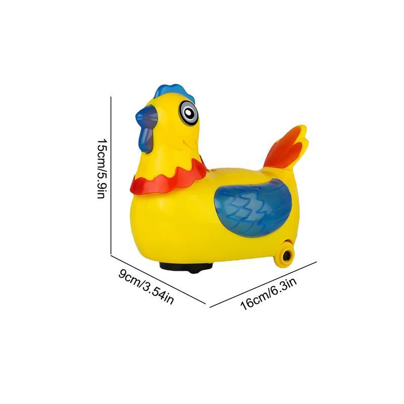 Игрушка Монтессори электрическая ходячая куриная кладя яйца, музыкальные интерактивные игрушки для детей, подарки на день рождения, Рождество, пасху для мальчиков и девочек