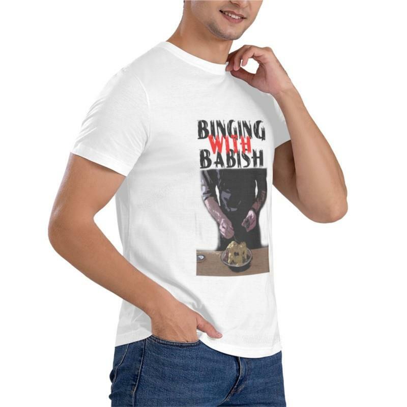 Männer T-Shirts Baumwolle T-Shirt Männer T-Shirt mit Babish Essential T-Shirt Anime T-Shirt Baumwolle T-Shirts Mann Marke Tops