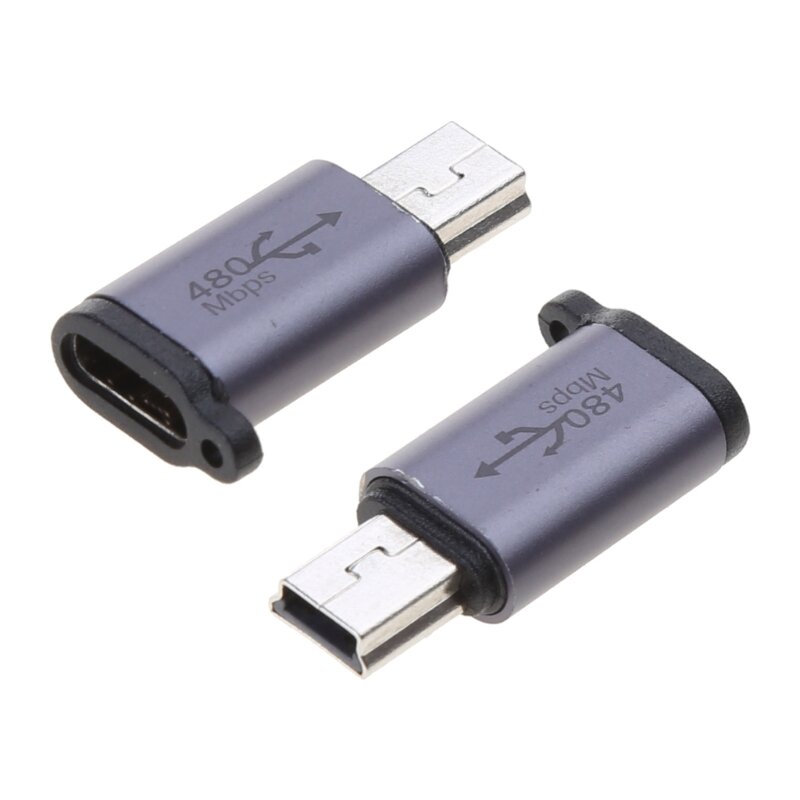 Y1UB Micro USB Mini USB Tipo-C Adaptador Macho Convertidor Carga sincronización datos
