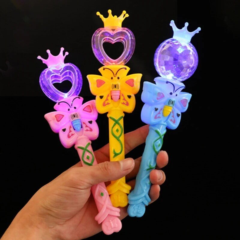 77HD Concert Light Stick Flashing Star Glow Stick Support Supplies Projection Party Night Concert Lamp Stick