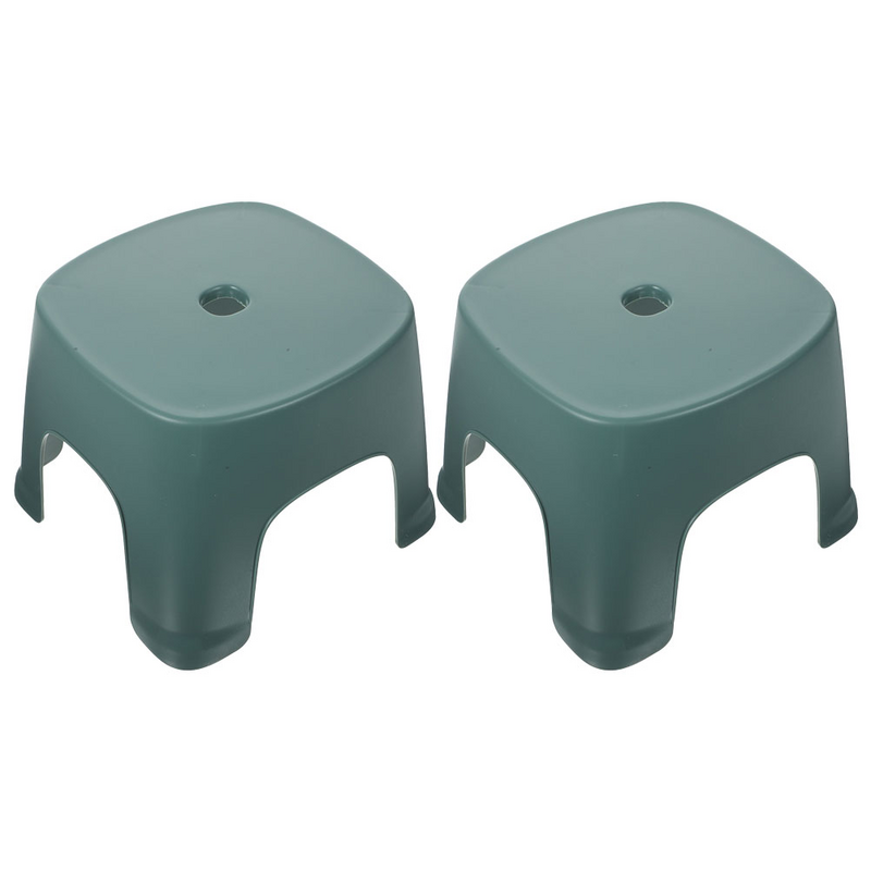 2 Pcs Low Stool Bathroom Toilet Foldable Step for Adults Foot Toddler Small Bench
