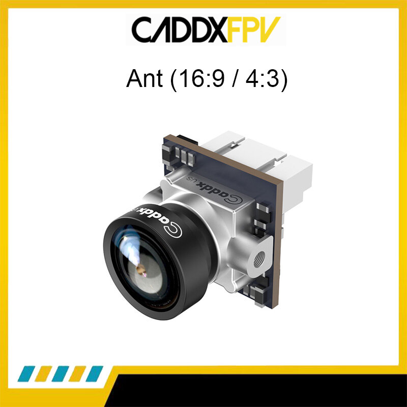 Caddx-cámara FPV Ultra ligera Ant 1,8mm 1200TVL 16:9/4:3, WDR Global con OSD 2g, para FPV Tinywhoop Cinewhoop, palillo de dientes Mobula6