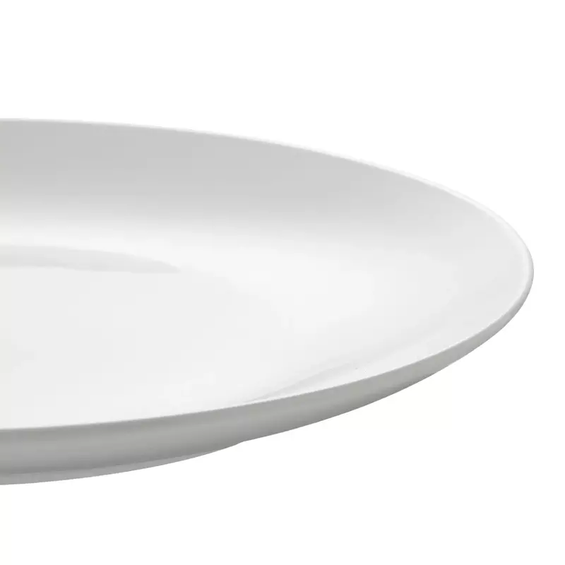 Mainstays Glazed White Stoneware Dinnerware Set, 12-Pieces