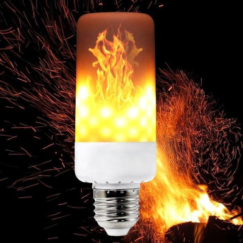 2023 aggiornamento lampadina a fiamma a LED con effetto di rilevamento della gravità lampadina a fiamma per esterni a LED luci natalizie E27