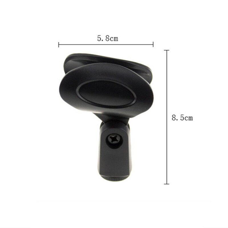 Braçadeira universal com adaptador para microfone portátil, Mount Holder, Stand Clip, microfone peças, acessórios