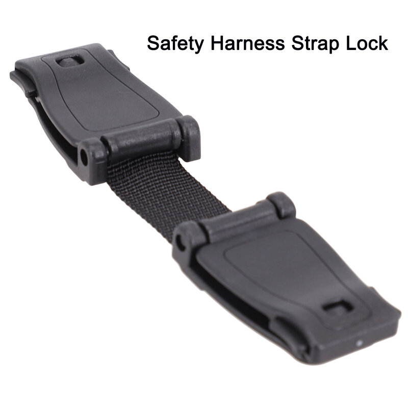 Accessori per interni auto Clip con fibbia sicura per bambini 13.5cm 3.5cm imbracatura nera classica durevole