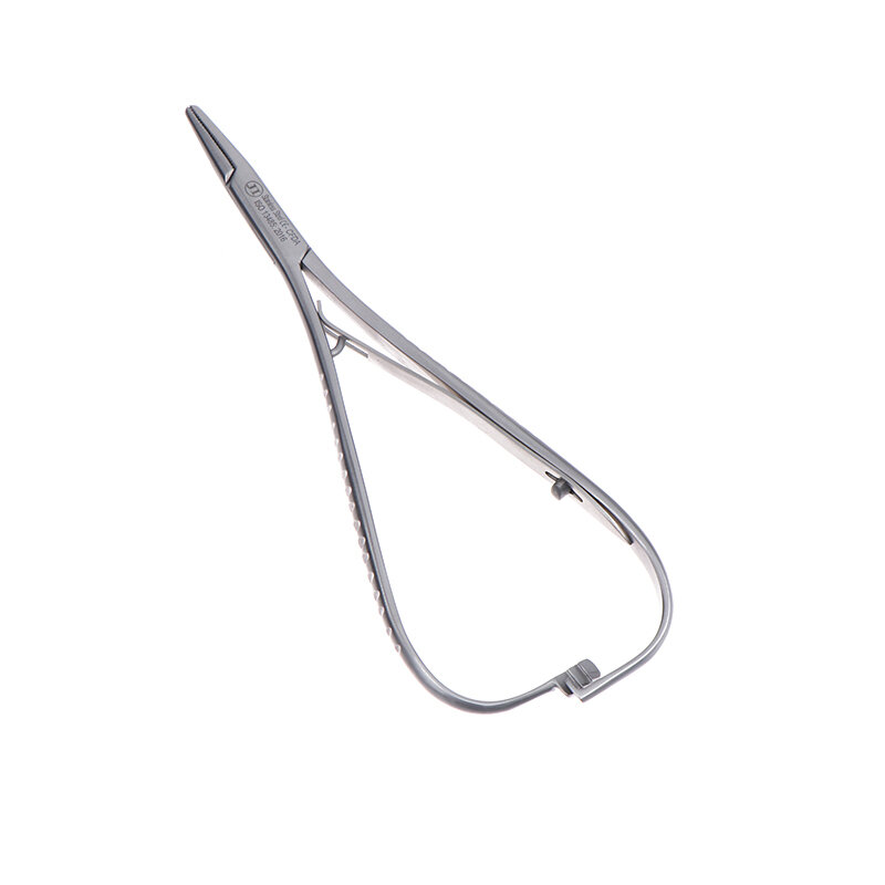 Serrated Tip Dental Orthodontic Needle Holder Forcep 14cm Extra Fine Beak Instrument Tool