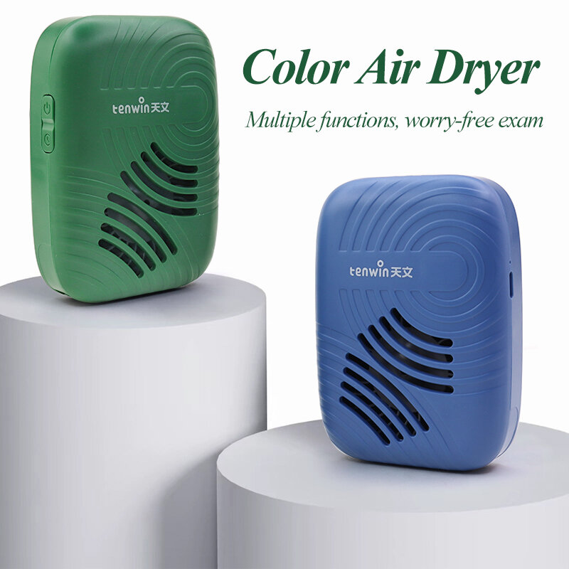 Mini secador de pigmentos portátil, ventilador de 3 velocidades, ángulo de 360 grados, fuerte viento, silencioso, suministros de examen de arte, suministros de dibujo, Pintura