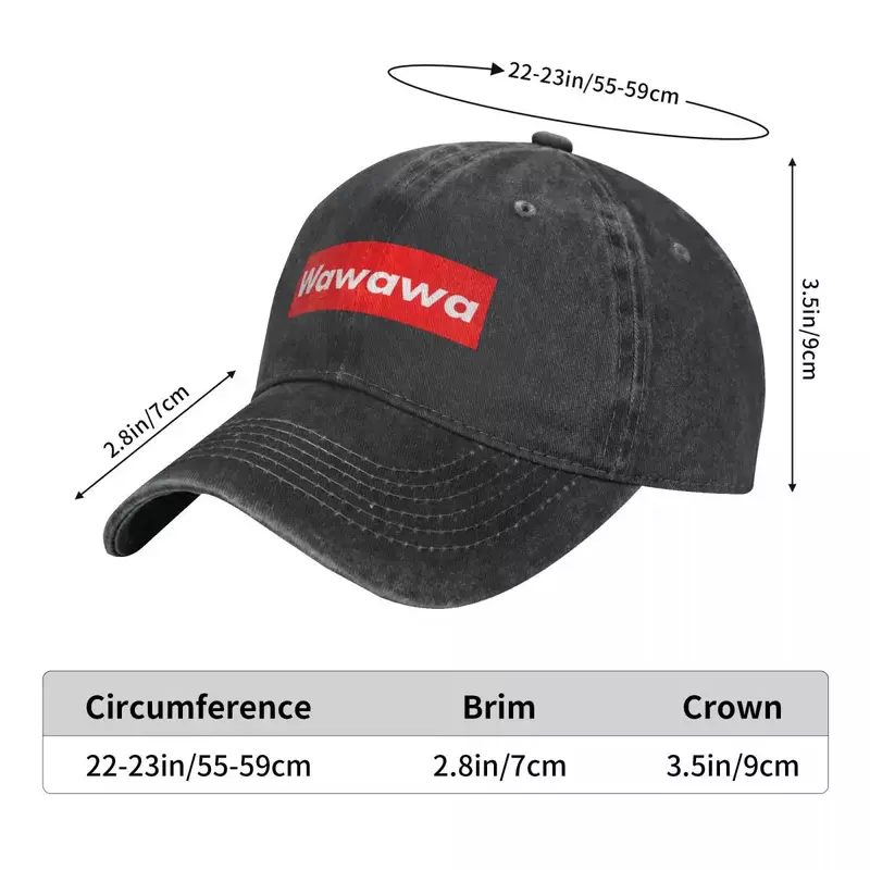 Que lo que wawawa sombrero de vaquero icono gorra deportiva para mujeres y hombres