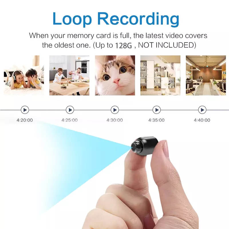 HD 1080P Mini WiFi Camera Wireless Security Protection Surveil IP Camera Home Baby Safety Surveillance Night Vision Camcorder