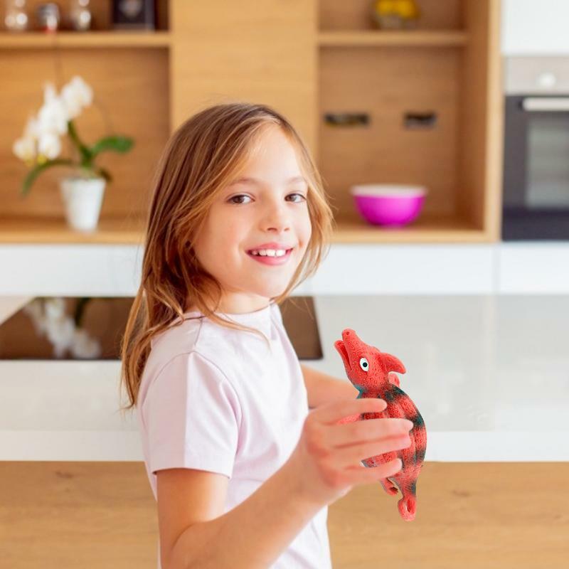 공룡 환기구 장난감 스트레스 해소 공 날리는 동물 환기구 장난감, 귀여운 재미있는 노벨티, 남아용 어린이 장난감