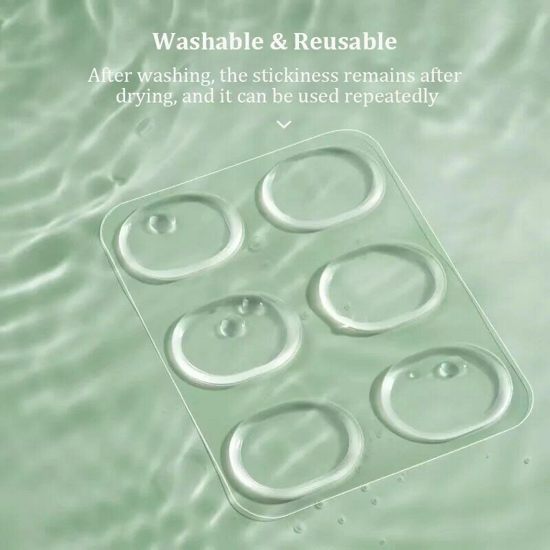 6pcs/set High Quality Silicone Gel Heel stickers Adhesive Shoe Insole Insert Pad Cushion Foot Care Heel Grips Liner Protector