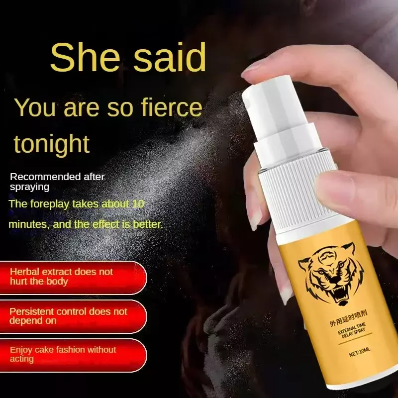 Spray ritardante del sesso per gli uomini tempo prolungato 60 minuti ritardo olio dio indiano maschio Anti eiaculazione precoce prolungare i prodotti del sesso 10ml