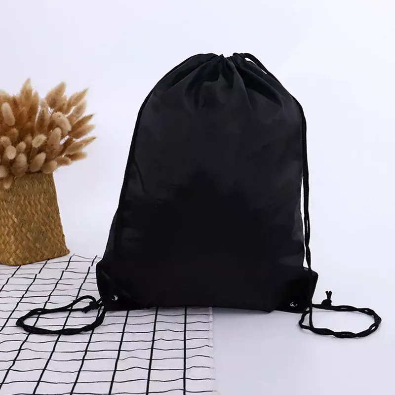 Нейлоновая портативная спортивная сумка, утолщенный водонепроницаемый рюкзак на шнурке для верховой езды, для тренажерного зала, обуви, одежды