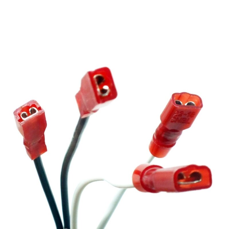 P9JC Mobil Interior Speaker Wiring Harness Adaptor Konektor Plug Menggantikan OEM 72-4568,4 Pcs/Set Speaker Kabel