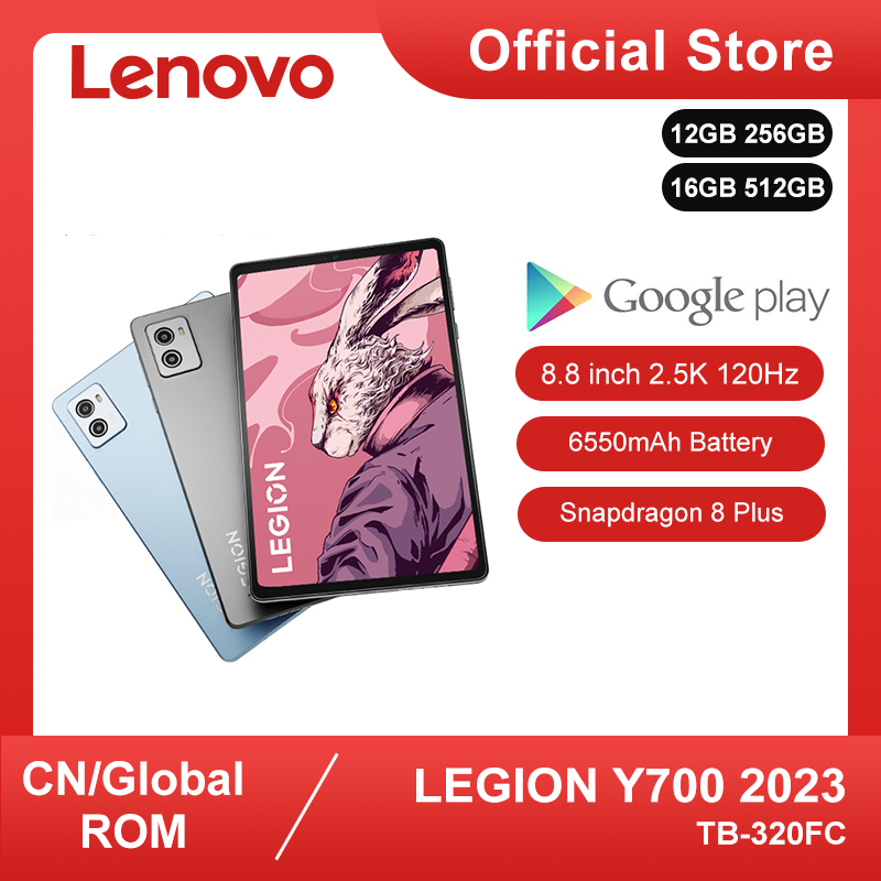 New Lenovo LEGION Y700 2023 Snapdragon 8+ 8.8" Octa Core 144Hz Refresh Rate WIFI ZUI15 Gaming Tablet PC Tab