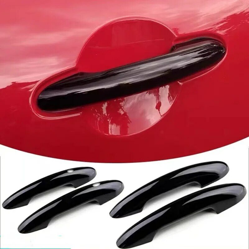Per MINI Cooper S JCW F55(5 porte) F60 Countryman esterno la bandiera nera maniglia della porta copertura decorazione accessori per lo Styling dell'auto