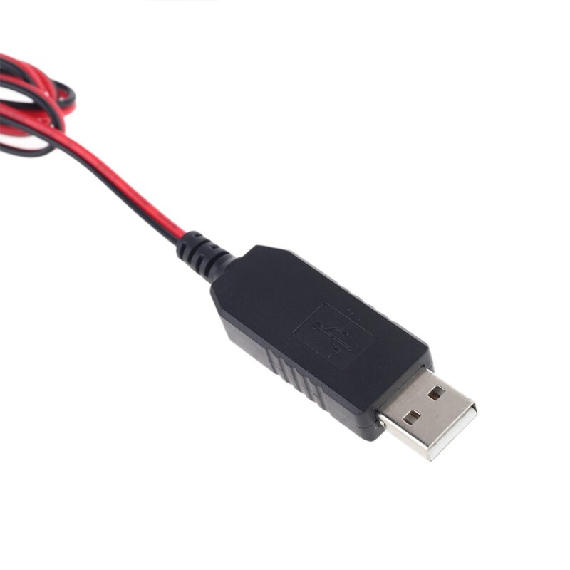 AA Battery Eliminator Cable with Type-C Converter USB or Type-C Input 5V2A AA Dummy-Battery Output 1.5V/3V/4.5V/6V