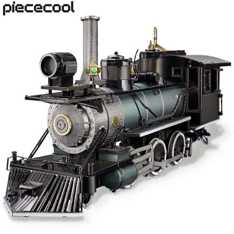 Металлический 3D-пазл Piececool, локомотив Могул, 282 шт., Сборная модель, набор для сборки, игрушки «сделай сам» для взрослых