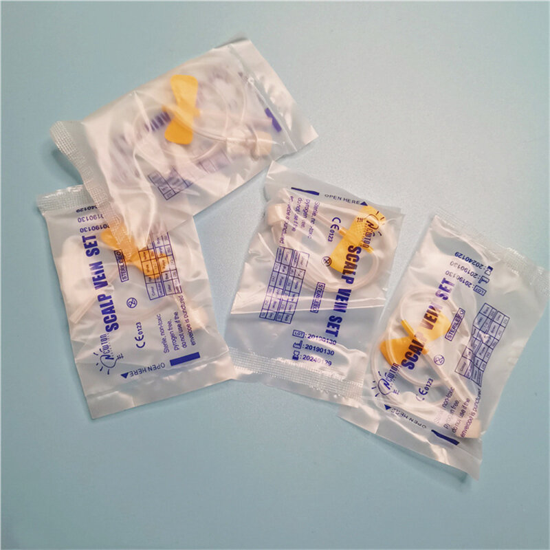 Disposable Blood Butterfly Needle Infusion Scalp Vein Set Safety Sterile Butterfly Needle 25G butterfly catheter Needles